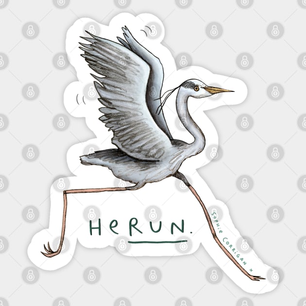 HeRUN Sticker by Sophie Corrigan